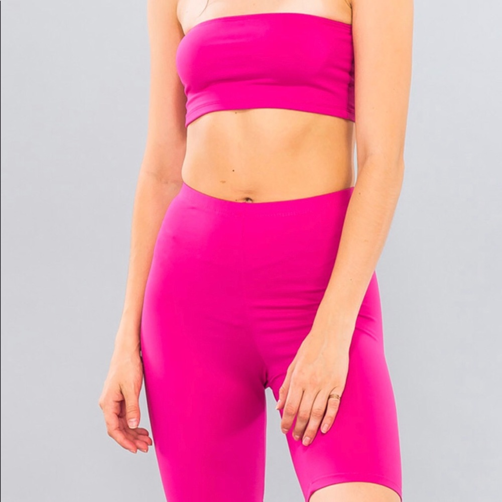 Pick any 2 for $25 (Pink biker short set)